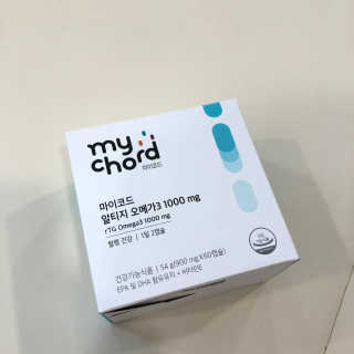 JW중외제약 마이코드 알티지 오메가3 1000 mg — 5점을 준 리뷰어가 2020년 9월 올린 사용 사진