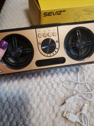 SEVIZ RETRO20W 레트로 블루투스 스피커 — 5점을 준 리뷰어가 2020년 7월 올린 사용 사진