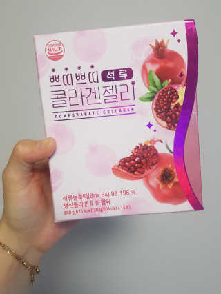 헬스업_쁘띠쁘띠석류콜라겐젤리_20g x 14포 — 4점을 준 리뷰어가 2020년 8월 올린 사용 사진