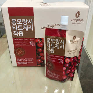 자연에온 몽모랑시 타트체리 착즙 100mL 10개입 2BOX — 5점을 준 리뷰어가 2020년 10월 올린 사용 사진