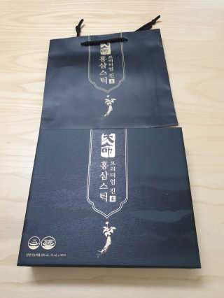 헬스업_천명진프리미엄홍삼스틱_10ml x 30포 — 5점을 준 리뷰어가 2020년 7월 올린 사용 사진