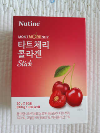 뉴틴 타트체리 콜라겐 스틱 20g X 30포 — 5점을 준 리뷰어가 2020년 7월 올린 사용 사진