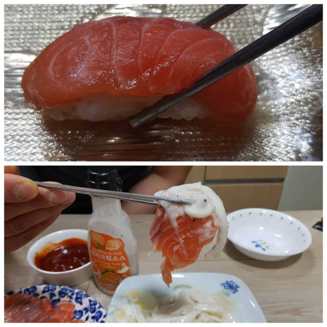항공직송 동원생연어_400g 리뷰 사진