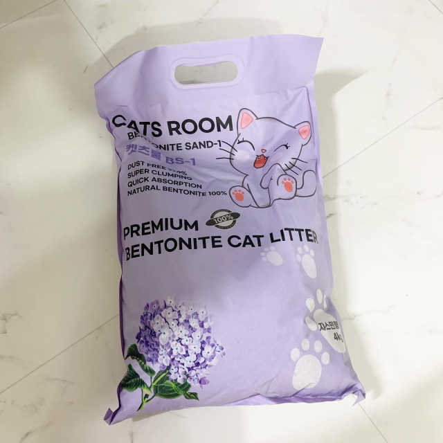 켓플렉스 캣츠룸BS-1 고양이모래 4kg 리뷰 사진