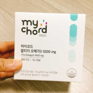 JW중외제약 마이코드 알티지 오메가3 1000 mg — 4.5점을 준 리뷰어가 2020년 7월 올린 사용 사진