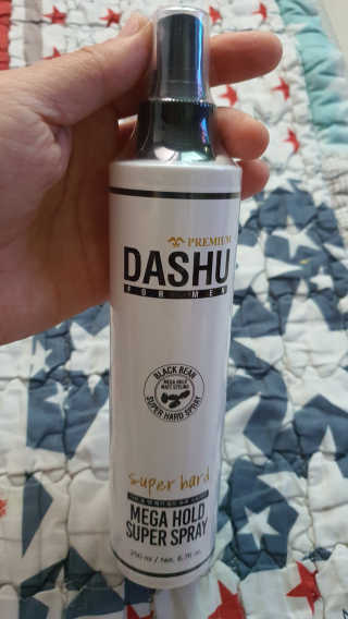 다슈코리아 다슈 포 맨 프리미엄 메가 홀드 슈퍼 스프레이 250ml — 4점을 준 리뷰어가 2020년 7월 올린 사용 사진