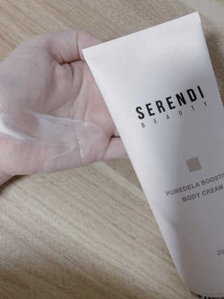 세렌디뷰티 퓨어델라 부스팅 바디크림 — 5점을 준 리뷰어가 2020년 7월 올린 사용 사진