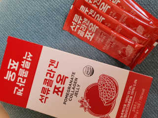 조은약초 석류콜라겐 석류즙 석류쪼옥 젤리 스틱 15포 x 20g — 5점을 준 리뷰어가 2020년 9월 올린 사용 사진