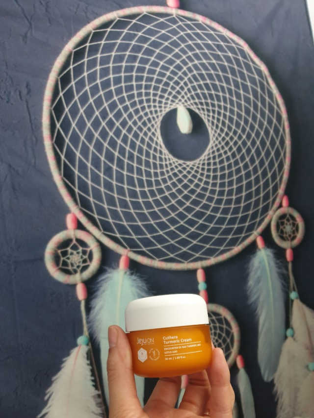 생기보습크림 제주온 큐테라 울금 크림 50mL 리뷰 사진