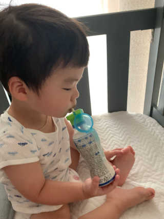 남양유업 [ 아인슈타인 ] 머리가 마시는 아인슈타인 킨더밀쉬 — 5점을 준 리뷰어가 2020년 7월 올린 사용 사진