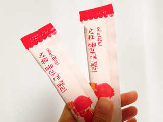 365더건강 에버뷰티 석류콜라겐 젤리 — 5점을 준 리뷰어가 2020년 6월 올린 사용 사진