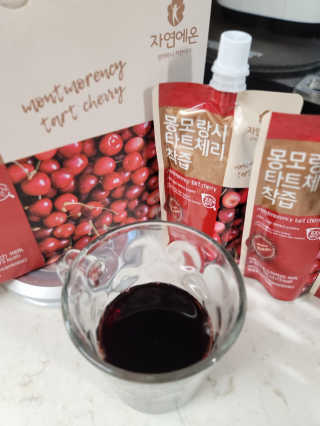 자연에온 몽모랑시 타트체리 착즙 100mL 10개입 2BOX — 4점을 준 리뷰어가 2020년 10월 올린 사용 사진