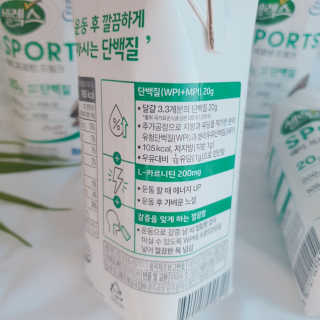 셀렉스스포츠 셀렉스 스포츠 드링크 초콜릿 _ 330ml x 12팩 — 5점을 준 리뷰어가 2020년 10월 올린 사용 사진