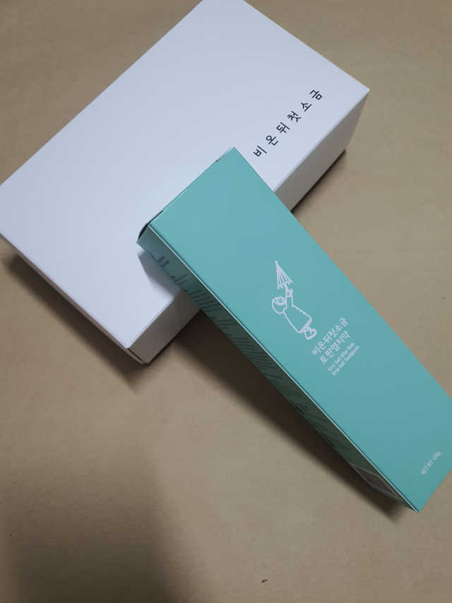 비온뒤첫소금 잇몸질환잡는 명품 토판염치약 SET 리뷰 사진