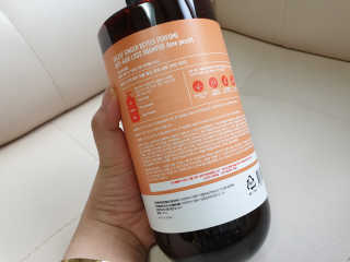달리프 진저 베러 퍼퓸 탈모 완화 샴푸 1000ml 향 3종 — 5점을 준 리뷰어가 2020년 5월 올린 사용 사진