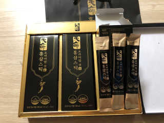 헬스업_천명진프리미엄홍삼스틱_10ml x 30포 — 3점을 준 리뷰어가 2020년 11월 올린 사용 사진