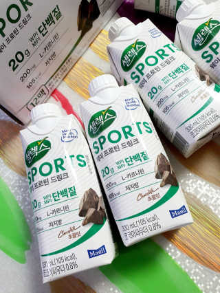 셀렉스스포츠 셀렉스 스포츠 드링크 초콜릿 _ 330ml x 12팩 — 5점을 준 리뷰어가 2020년 11월 올린 사용 사진