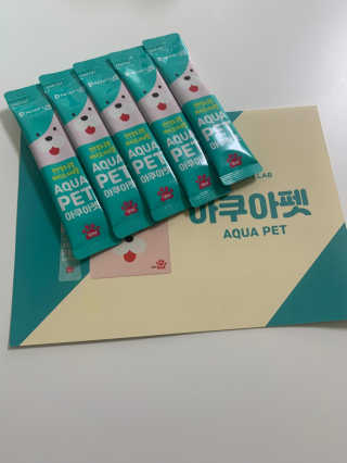 펫시랩 반려견용 액상 프리바이오틱스 아쿠아펫 — 5점을 준 리뷰어가 2020년 12월 올린 사용 사진
