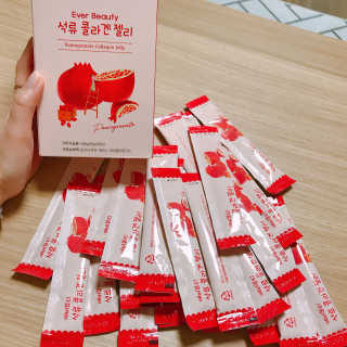 365더건강 에버뷰티 석류콜라겐 젤리 — 5점을 준 리뷰어가 2020년 9월 올린 사용 사진