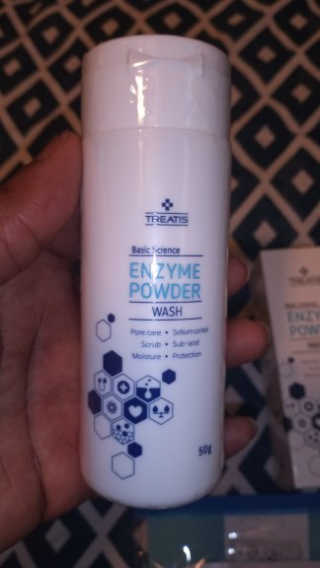 트리티스 [Treatis] Basic Science Enzyme Powder Wash 50g — 5점을 준 리뷰어가 2020년 10월 올린 사용 사진