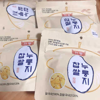 [꾸콤] 참참 전통 찹쌀 누룽지 일주일세트 60g x 5 — 5점을 준 리뷰어가 2020년 10월 올린 사용 사진