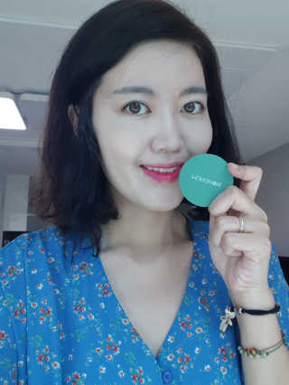 본다움 빠이빠이 세범 파우더 — 4점을 준 리뷰어가 2020년 8월 올린 사용 사진