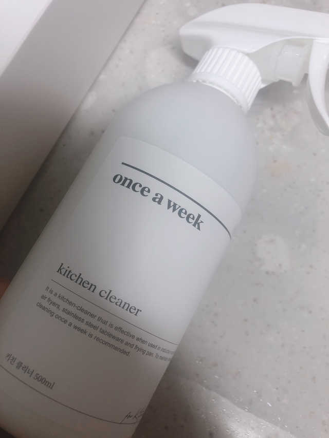 once a week 키친클리너 리뷰 사진
