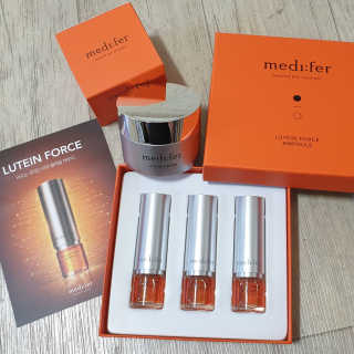 메디페르 [ 1+1 ] 루테인앰플세트 1개 + 루테인크림 50ml 1개 — 5점을 준 리뷰어가 2020년 11월 올린 사용 사진