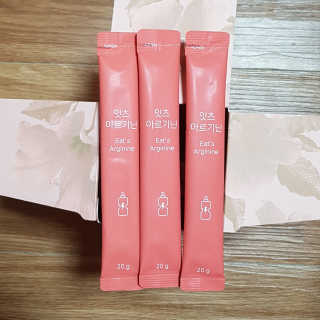 네츄럴굿띵스 잇츠 아르기닌 14포 1박스 — 5점을 준 리뷰어가 2020년 5월 올린 사용 사진