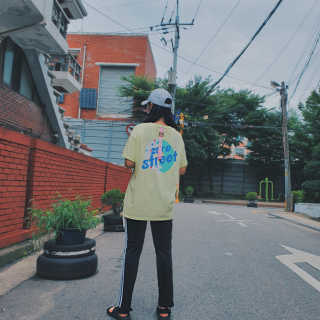 제로스트릿 ZERO STREET - BACK DONUT T-SHIRT 7 COLOR — 5점을 준 리뷰어가 2020년 7월 올린 사용 사진