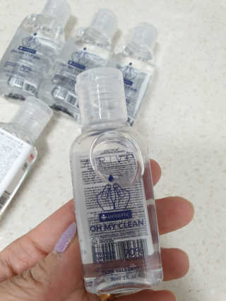 에어리브 오마이클린 프리미엄 손소독제 30ml x 5ea — 5점을 준 리뷰어가 2020년 6월 올린 사용 사진