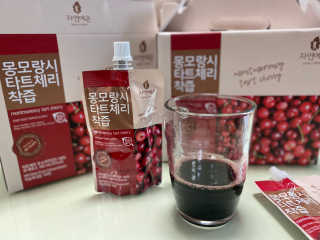 자연에온 몽모랑시 타트체리 착즙 100mL 10개입 2BOX — 5점을 준 리뷰어가 2020년 11월 올린 사용 사진
