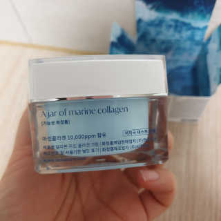 델라본 마린 콜라겐 수분크림 — 5점을 준 리뷰어가 2020년 6월 올린 사용 사진