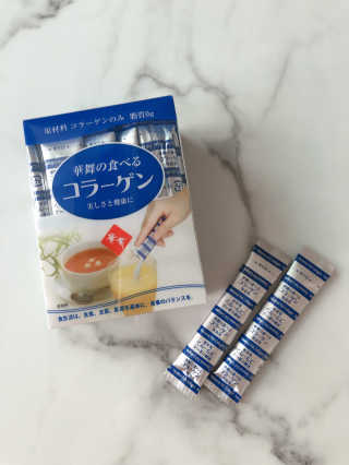 하나마이 100 프로 저분자 피쉬콜라겐 — 4점을 준 리뷰어가 2020년 6월 올린 사용 사진