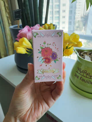 꼬메맘마 네이처 달리아핑크 립컬러 — 5점을 준 리뷰어가 2020년 4월 올린 사용 사진