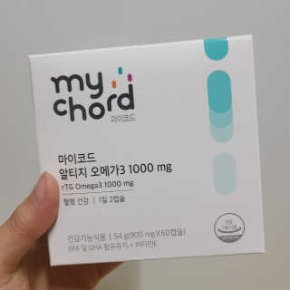 JW중외제약 마이코드 알티지 오메가3 1000 mg — 5점을 준 리뷰어가 2020년 10월 올린 사용 사진