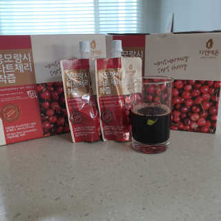 자연에온 몽모랑시 타트체리 착즙 100mL 10개입 2BOX — 5점을 준 리뷰어가 2020년 11월 올린 사용 사진