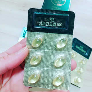 건강한약속 바른 바른 아르간오일100 — 5점을 준 리뷰어가 2020년 11월 올린 사용 사진