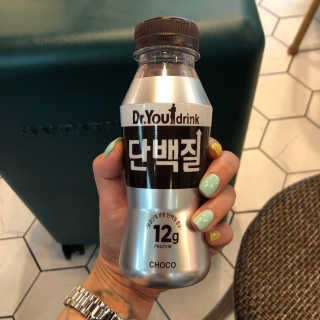 닥터유드링크 단백질 초코맛 and 바나나맛 — 5점을 준 리뷰어가 2020년 8월 올린 사용 사진