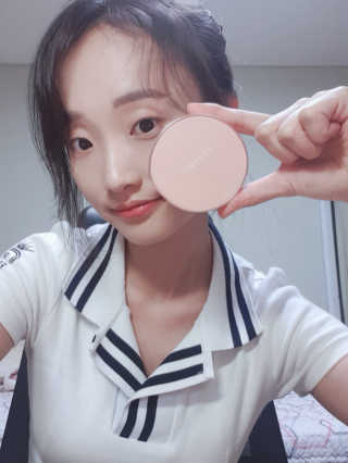 세렌디뷰티 레드 프로폴리스 하이 커버링 트리플 쿠션 — 5점을 준 리뷰어가 2020년 8월 올린 사용 사진