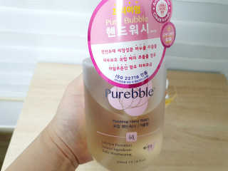 Purebble 당김없이 속촉촉_퓨어블 핸드워시 3종 [랜덤발송] — 4.5점을 준 리뷰어가 2020년 8월 올린 사용 사진