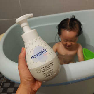 Purebble [퓨어블] 베이비 샴푸/바디워시 500ml — 4점을 준 리뷰어가 2020년 8월 올린 사용 사진