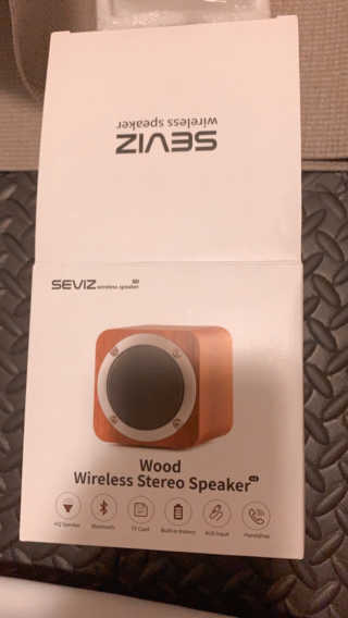 SEVIZ MINI10W 레트로 블루투스 스피커 — 4점을 준 리뷰어가 2020년 9월 올린 사용 사진
