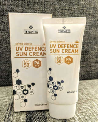 트리티스 US [TREATIS] UV Defence Sun Cream PA+++ / SPF50+ — 5점을 준 리뷰어가 2021년 1월 올린 사용 사진