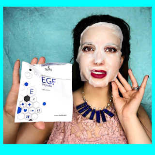 트리티스 [Treatis] Facial Sheet Mask — 5점을 준 리뷰어가 2021년 1월 올린 사용 사진
