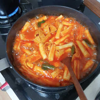화곡미담 옛날 떡볶이 — 5점을 준 리뷰어가 2020년 4월 올린 사용 사진