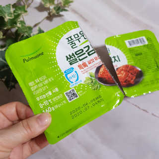 [풀무원] 들기름 볶음김치, 톡톡 김치, 깔끔한 김치 — 5점을 준 리뷰어가 2020년 6월 올린 사용 사진