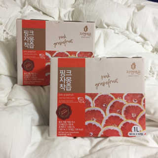자연에온 핑크 자몽 착즙 100mL 10개입 2BOX — 5점을 준 리뷰어가 2020년 11월 올린 사용 사진