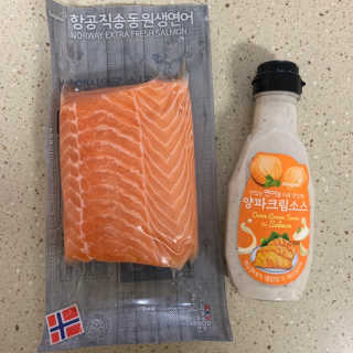 동원산업 항공직송 동원생연어_400g — 3점을 준 리뷰어가 2020년 4월 올린 사용 사진