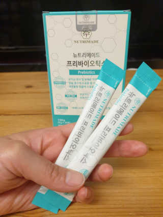뉴트리메이드 프리바이오틱스 — 5점을 준 리뷰어가 2020년 6월 올린 사용 사진